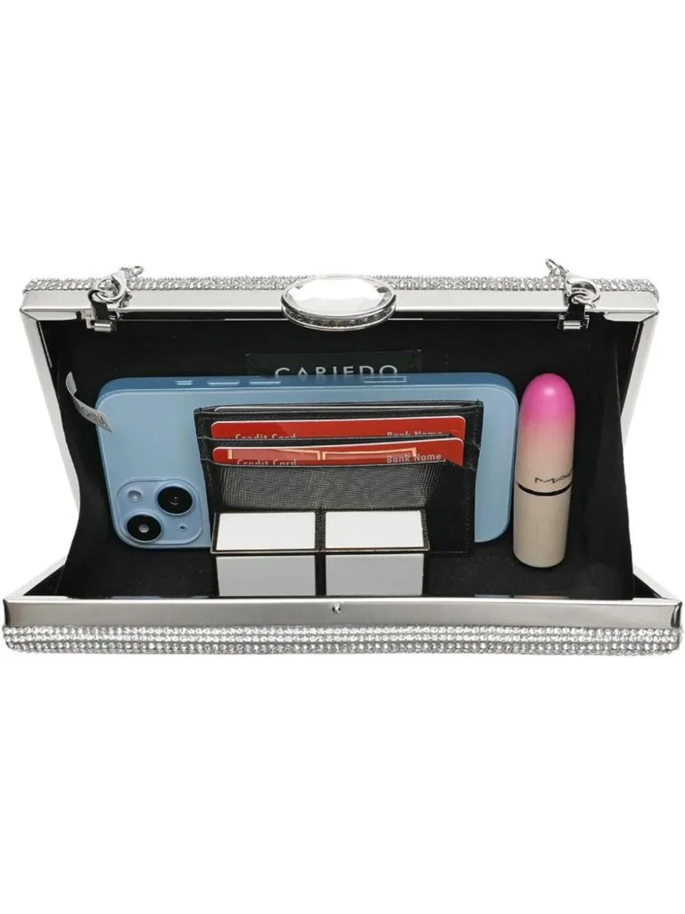 Rhinestone Clutch Purse | Crystal Evening Bag for Weddings, Prom & Parties